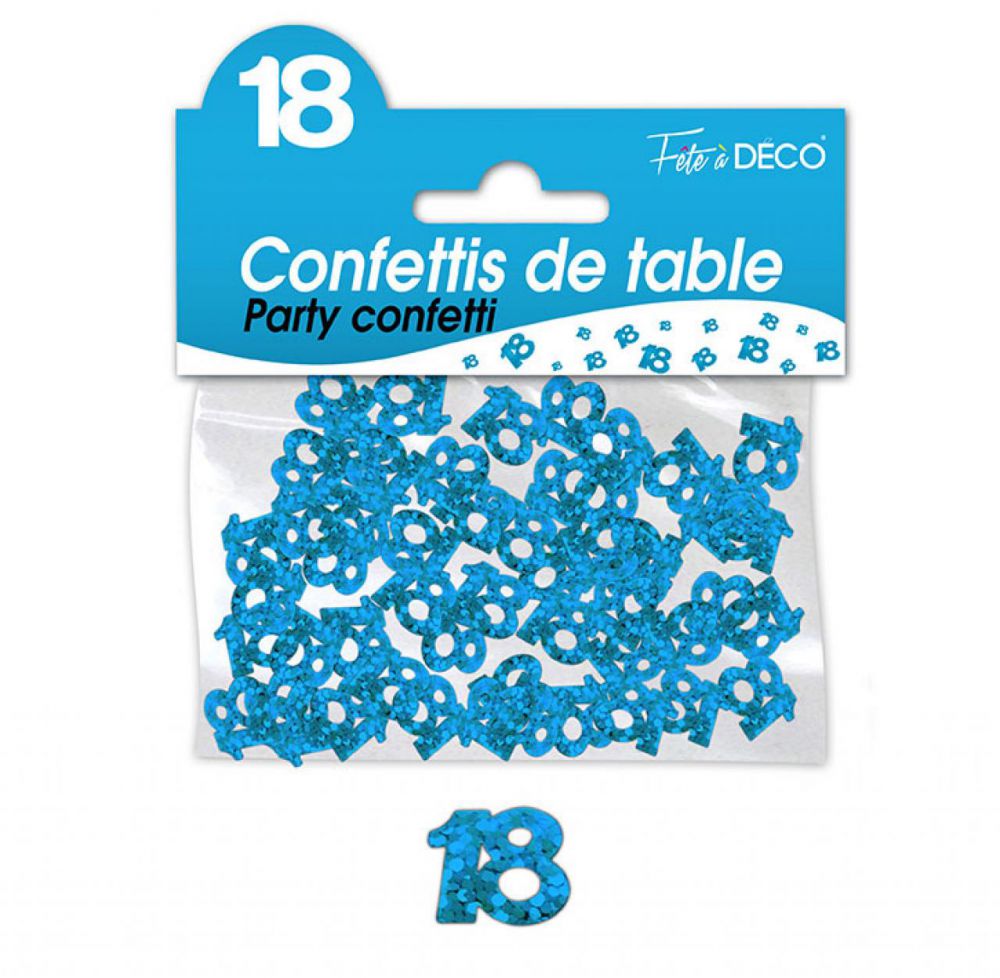 Confettis Deco Table 18 Ans
